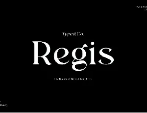 Regis Typeface font