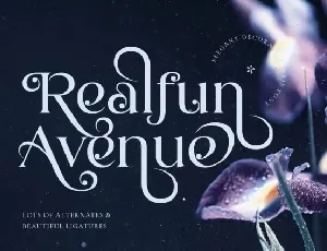 Realfun Avenue font