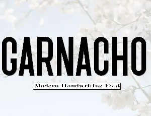 Garnacho font