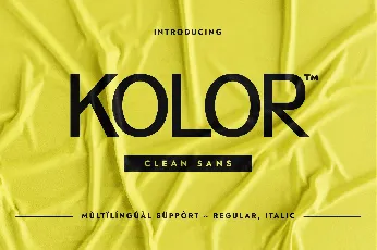 Kolor font