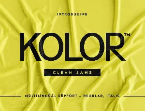 Kolor font