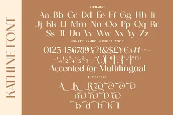 Kathine font