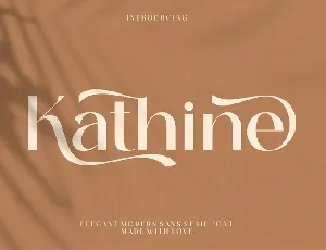 Kathine font