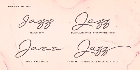 Ellie Script font