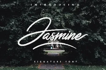 Jasmine Script font