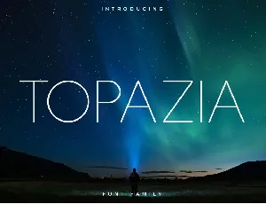 TopaziaNonCommercial font