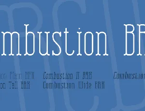 Combustion BRK font