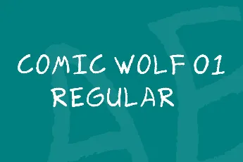 Comic Wolf 01 font