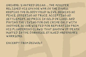 Comic Wolf 01 font