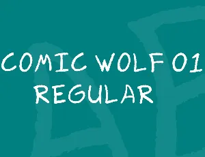 Comic Wolf 01 font