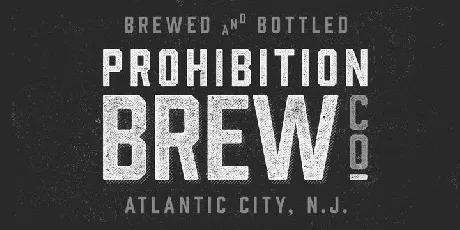 Prohibition Family font