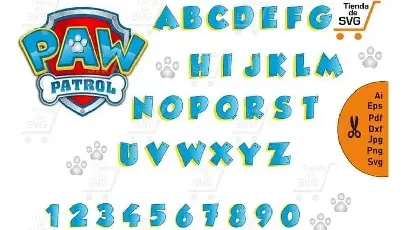 Paw Patrol font