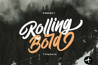 Rolling Bold Typeface font