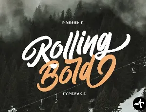 Rolling Bold Typeface font