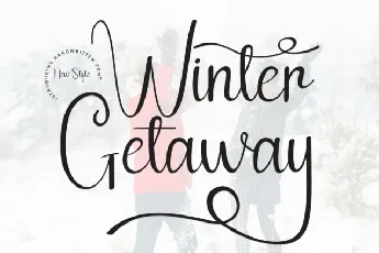 Winter Getaway Script font