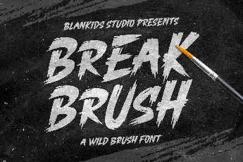 Break Brush font