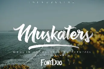 Muskaters Script Free font