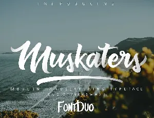 Muskaters Script Free font