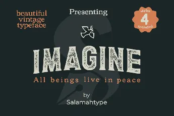 Imagine font