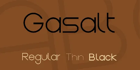 Gasalt font