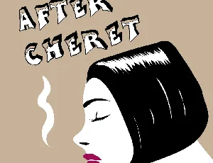 After Cheret font