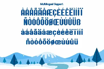 Frostbites font