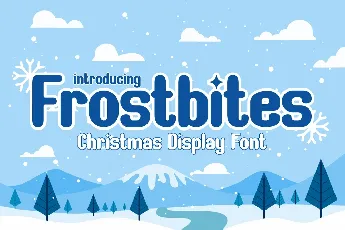 Frostbites font