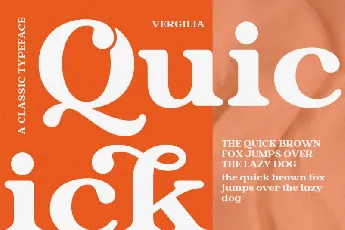 Vergilia font