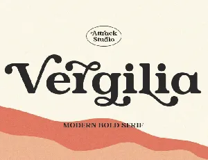 Vergilia font