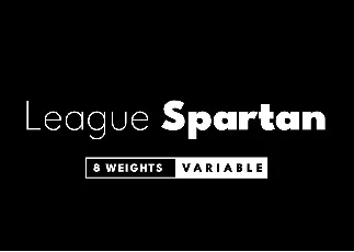 League Spartan font