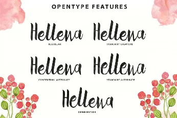 Hellena Script font