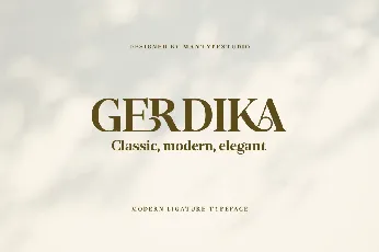 Gerdika font