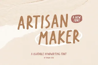 Artisan Maker font