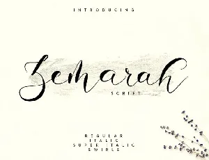 Zemarah Script font