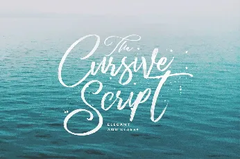 Cursive Script Free font