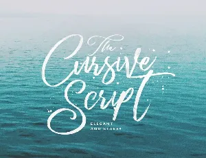 Cursive Script Free font