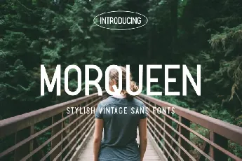 Morqueen Typeface font