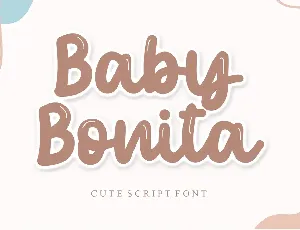 Baby Bonita - Personal Use font