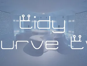 Tidy Curve TV font