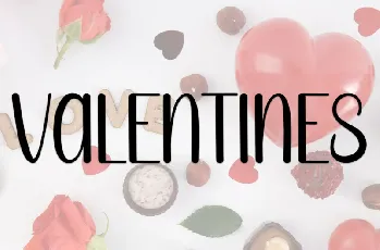 February Display font