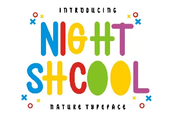 Night Shcool font