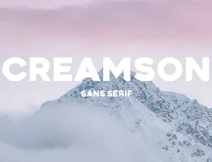 Creamson font