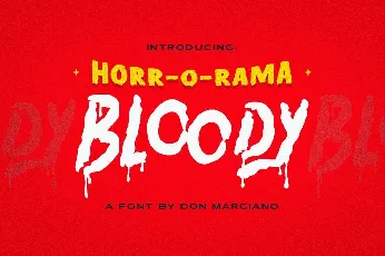 Bloody font