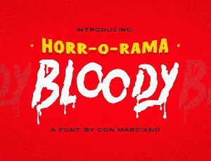 Bloody font