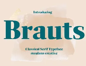 Brauts font