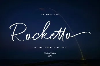 Rocketto Stylish Handwritten font