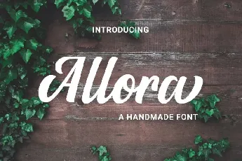 Allora Script font