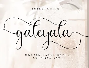 Galeyala font