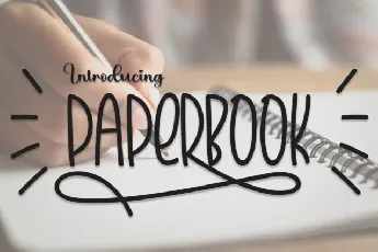 Paperbook Handwritten font