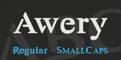 Awery font